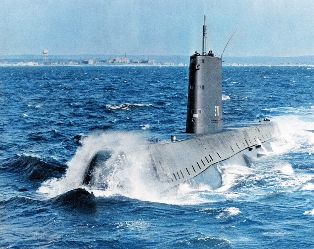 🗓️ On this historic day in 1958, the USS Nautilus achieved the  impossible by sailing beneath the icy North Pole and crossing the  Arctic. #nuclear #nuclearenergy #uranium #submarine #USSNautilus #usnavy #uboot #history #nuclearsubmarine #warship #defense #dod #science