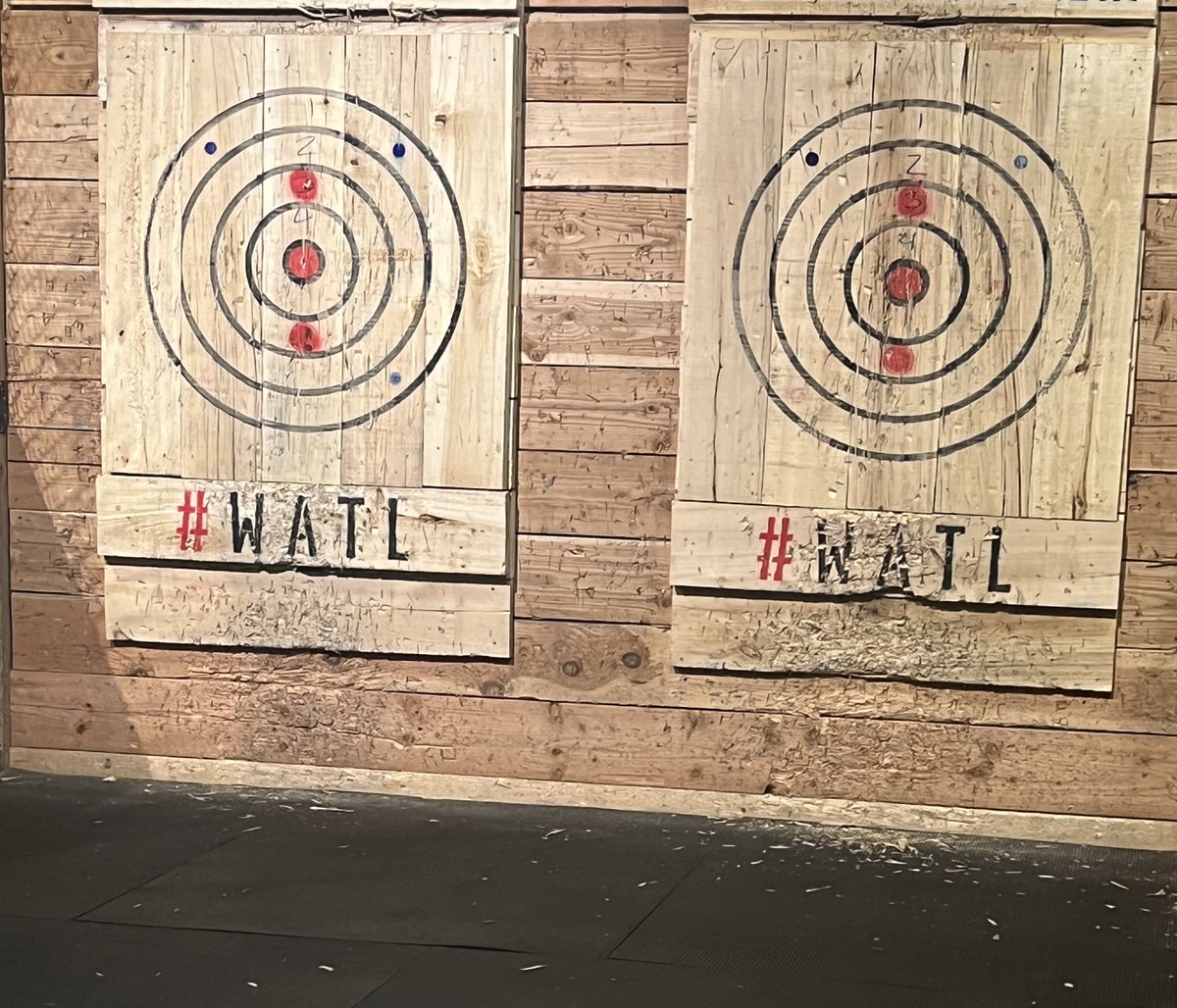 Throwing axes sounded much better than work today 🪓 ☺️
Hopefully my hand eye coordination doesn’t fail me