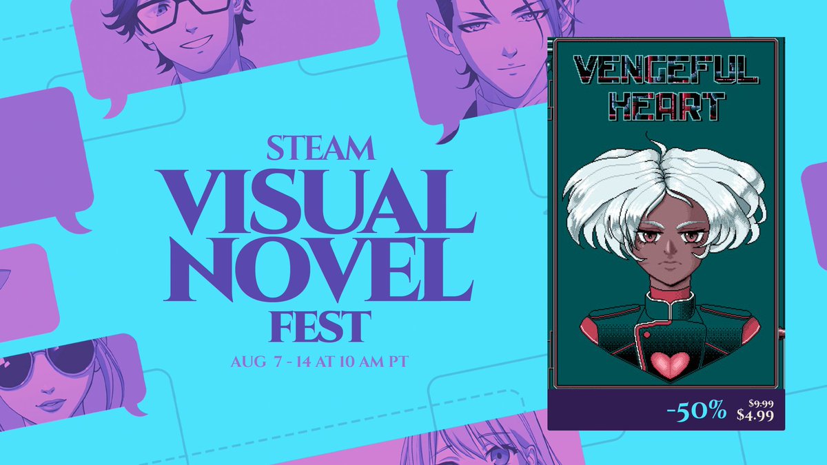 SalmonSnakeGame's tweet image. We are taking part in the Steam Visual novel fest!
