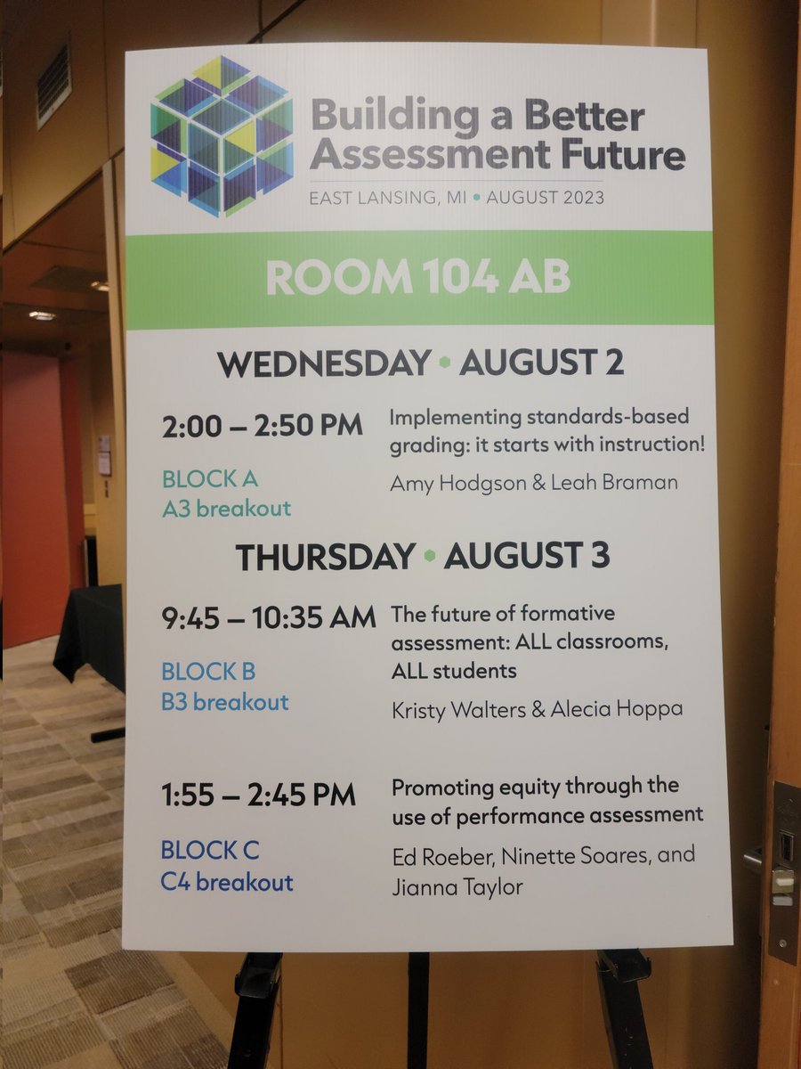 Building a Better Assessment Future Conference has been a fast two days with so much inspiration and knowledge to bring back ❤️ And so much fun to see all my data nerd friends 🙂 <a href="/MIASSESSMENT/">Michigan Assessment Consortium (MAC)</a> #BBAF2023