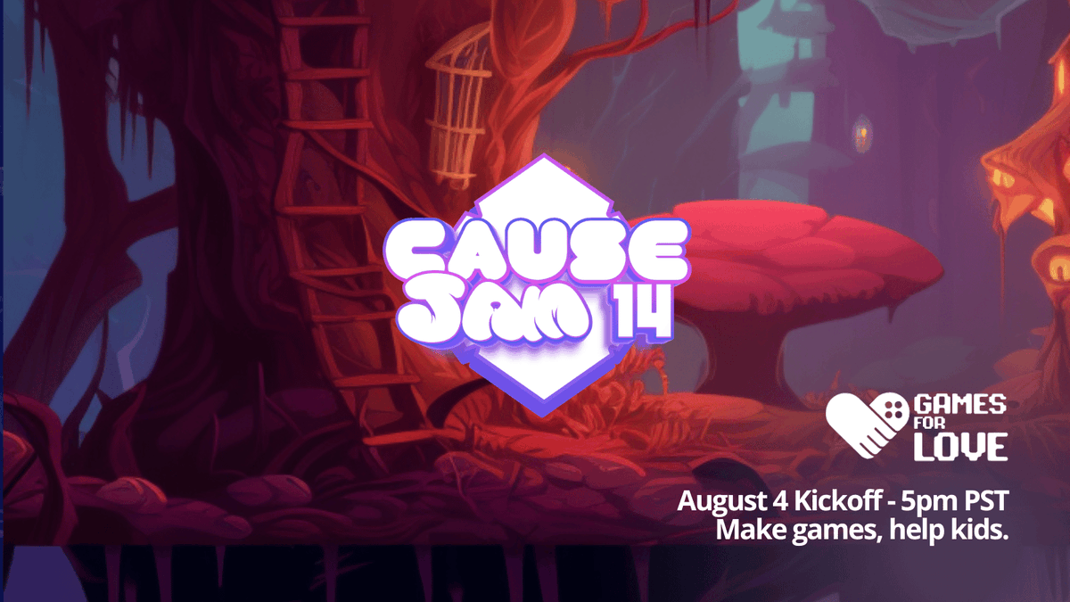 GamesForLoveorg's tweet photo. Tomorrow, a wondrous adventure begins as we launch #CauseJam 14, where #gaming meets compassion, and the joy of creating knows no bounds! ๐๐ Join us to craft games bringing hope, laughter, and happiness to kids in hospitals. #gamedev
8/4 - 5 PM PST
๐ https://t.co/GfnnLt5PSu https://t.co/5VB3FlEdyx