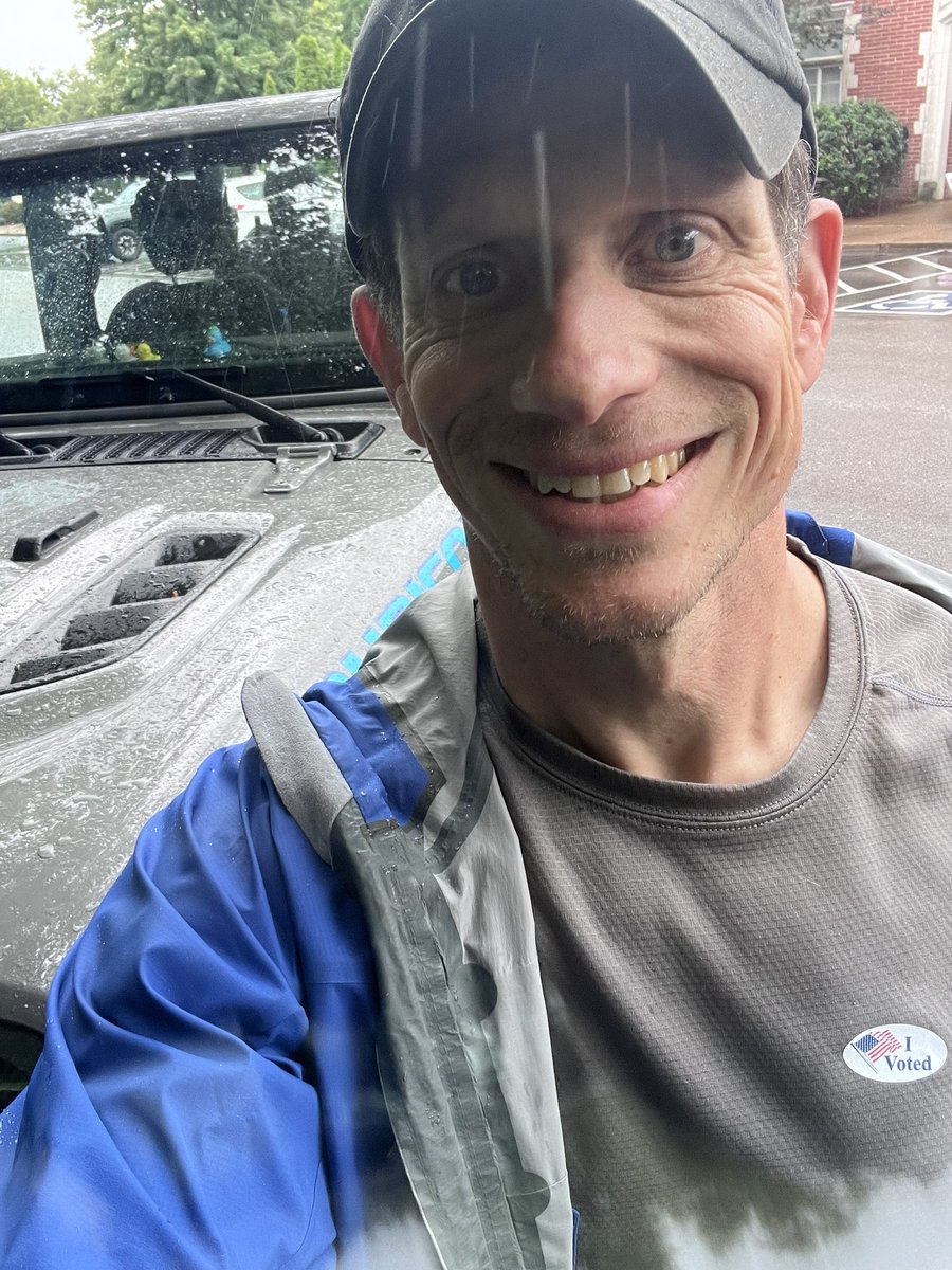 If it ain’t rainin’ we ain’t trainin’ is a popular phrase in the military. Some of the most important experiences occur during the most difficult conditions. The same is true for our democracy. Times are tough. Go vote.