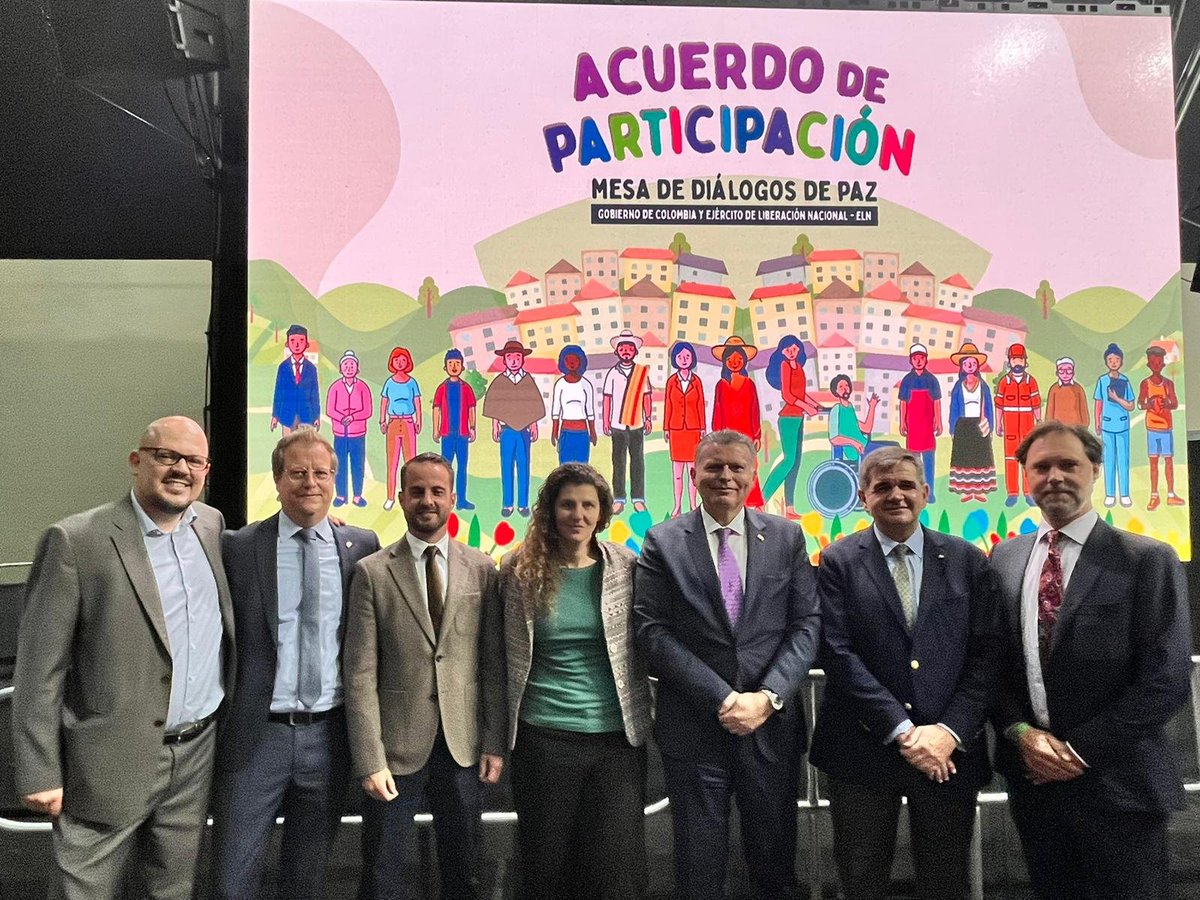 Hoy desde Bogotá 🇨🇴 el GPAAC (🇩🇪 🇪🇸 🇸🇪 y🇨🇭) saluda la entrada en vigor del Cese al Fuego Bilateral, Nacional y Temporal, y la inauguración del Comité Nacional de Participación. Felicitamos por estos avances concretos y reiteramos nuestro apoyo.
#ConstrucciónDePaz
#MesaDeDiálogos