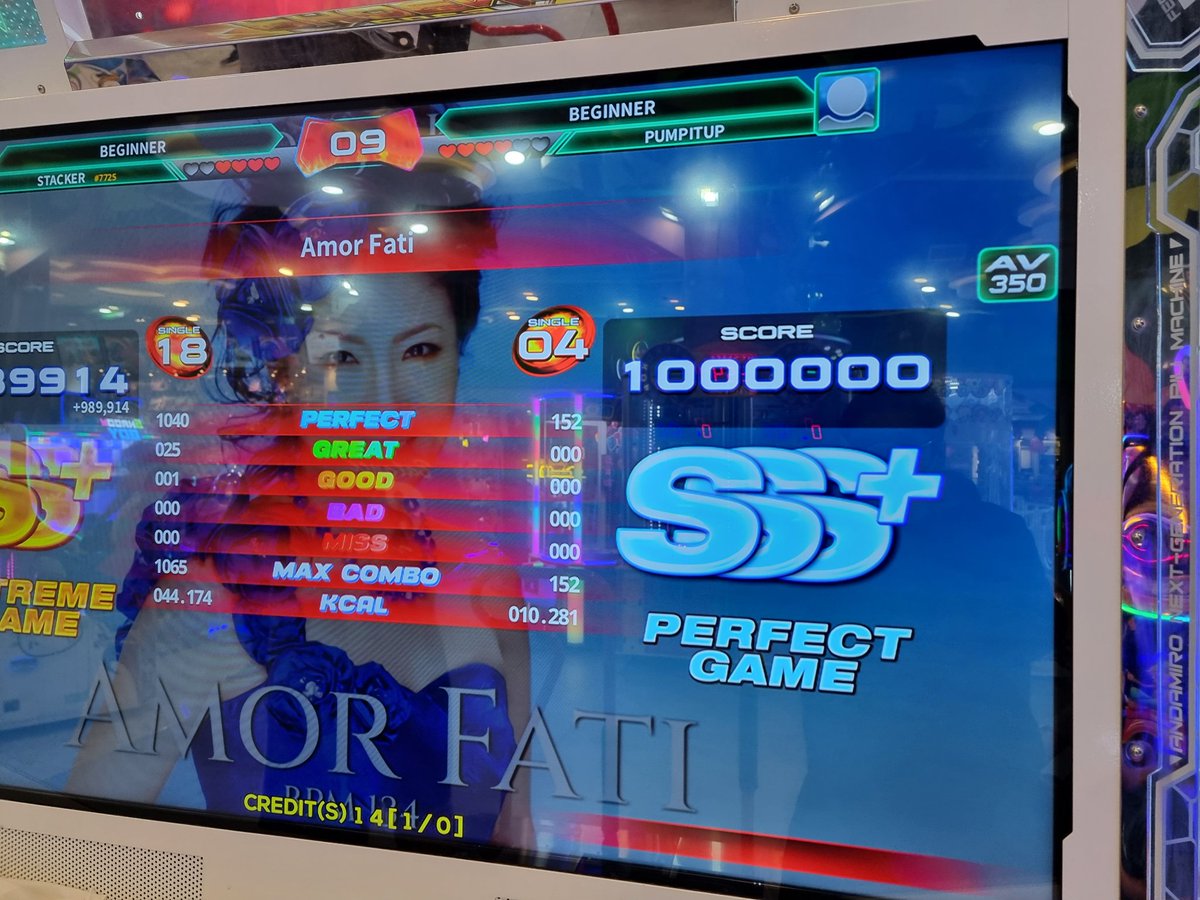 mikestarlight_'s tweet photo. very first time playing pump it up phoenix, and second time playing pump overall

man i'm glad they overhauled the scoring system here

guess these results aren't that bad for a starter, i guess? ¯⁠\⁠_⁠(⁠ツ⁠)⁠_⁠/⁠¯

#lenix https://t.co/yMpgantutL