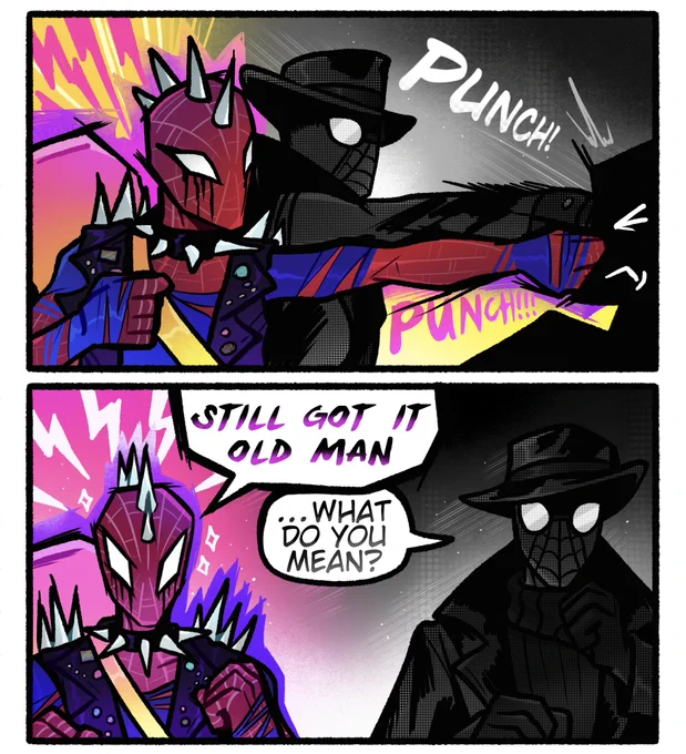 Spider-punk and Noir in btsv scene leaked