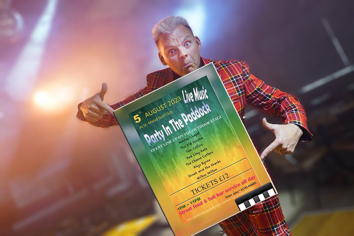 BigAlSound's tweet photo. It will be a jam-packed day at #PartyInThePaddock at Meliden Golf Club on #Saturday. I will be hosting and entertaining with some of the best artists and bands in #NorthWales.
Why not take a look and come down and enjoy the fun!
@rhuddfest #NWalesHour #Festival #Fun https://t.co/tscVV5RKjv