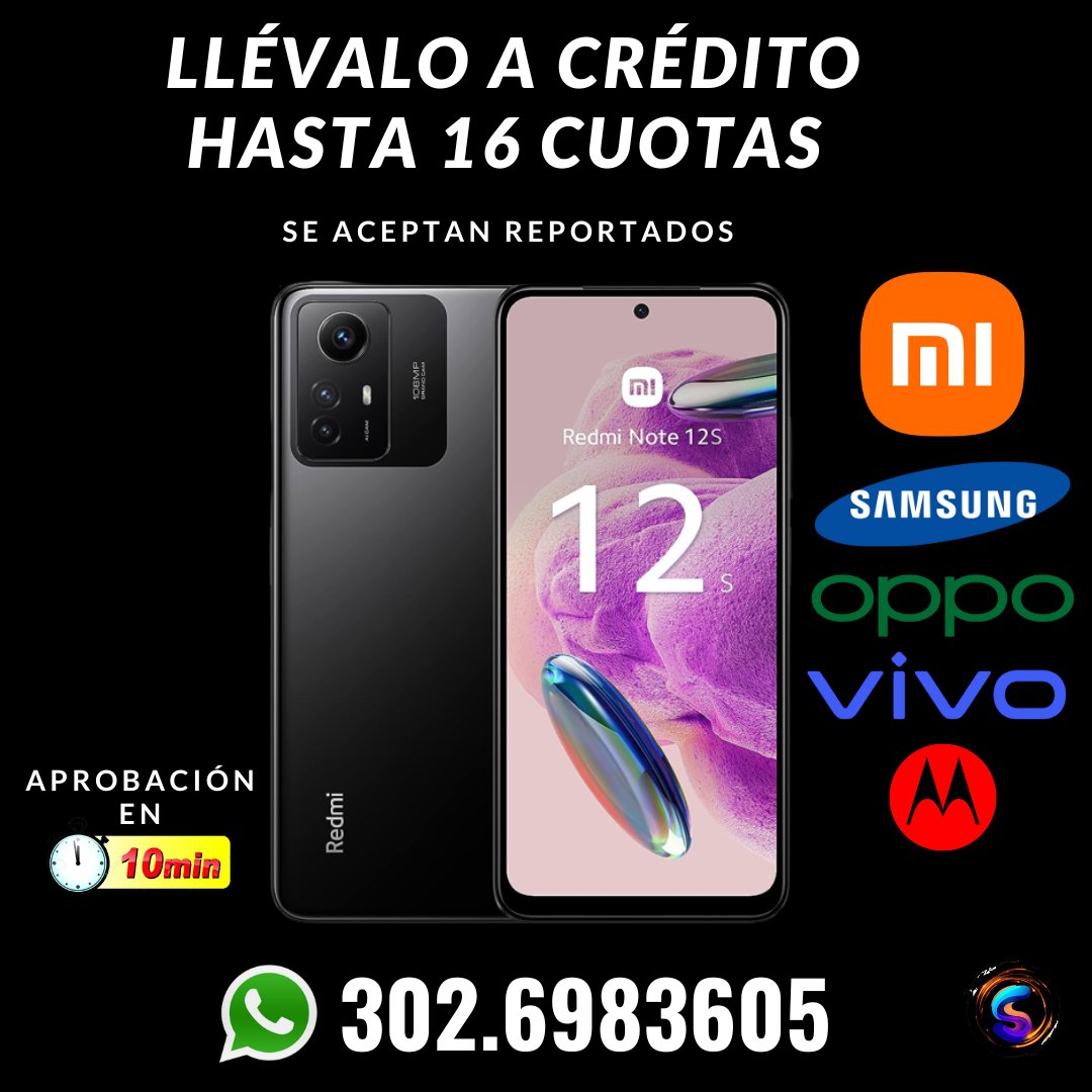 SeamlessCom's tweet photo. ¡Obtén tu nuevo celular a crédito! 📱 Financiamiento. Aceptamos todos, ¡incluso en Data Crédito! Requisitos: Cédula de ciudadanía 🇨🇴 / Cédula de extranjería 🌍 / Comprobante de ingresos 💰 Contáctanos en WhatsApp: 302.6983605. #CelularesACrédito #Tecnología #Oferta https://t.co/qb6nY7Ei0L