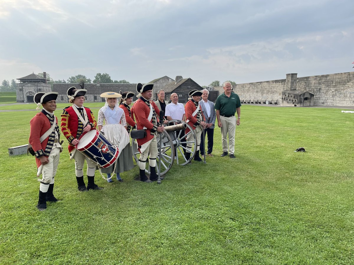 SenatorOrtt's tweet photo. Today, @NYstateparks kicked off their Centennial Celebration at @OldFortNiagara where the Commissioner fired off a cannon and then held a press conference and tour of the Cave of the Winds in Niagara Falls. (1/2) https://t.co/5YYAcSJBvO