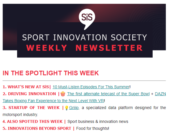 📰 Our weekly #innovation newsletter was sent today!

🎙️10 Must-Listen SiS Masters episodes!
🍿 Nickelodeon &amp; CBS join forces for the Super Bowl
🥊DAZN takes boxing fan exp to the next level with VR!

Read: tinyurl.com/3s2hzwf2

▶️Subscribe: sis.news/subscription/