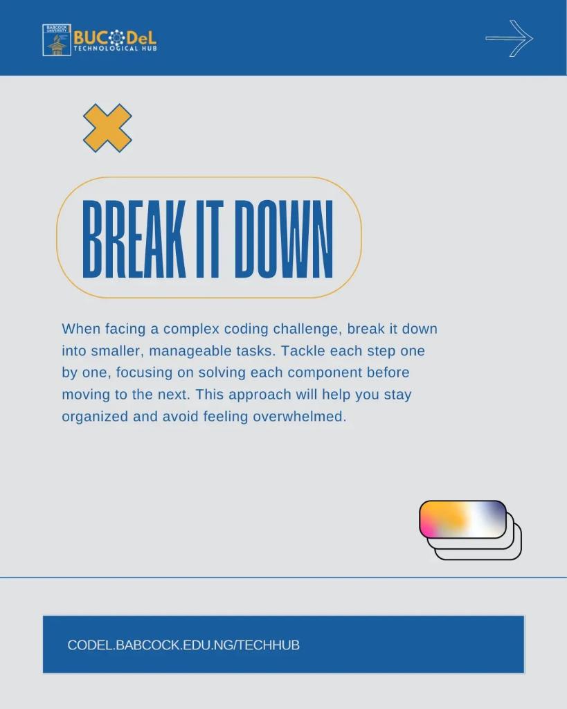 Bucodeltechhub's tweet photo. 🔍 Enhance your coding expertise with effective problem-solving techniques! 

#Coding #TechExpertise #problemsolving #Tech https://t.co/kw5Xt1wzk3