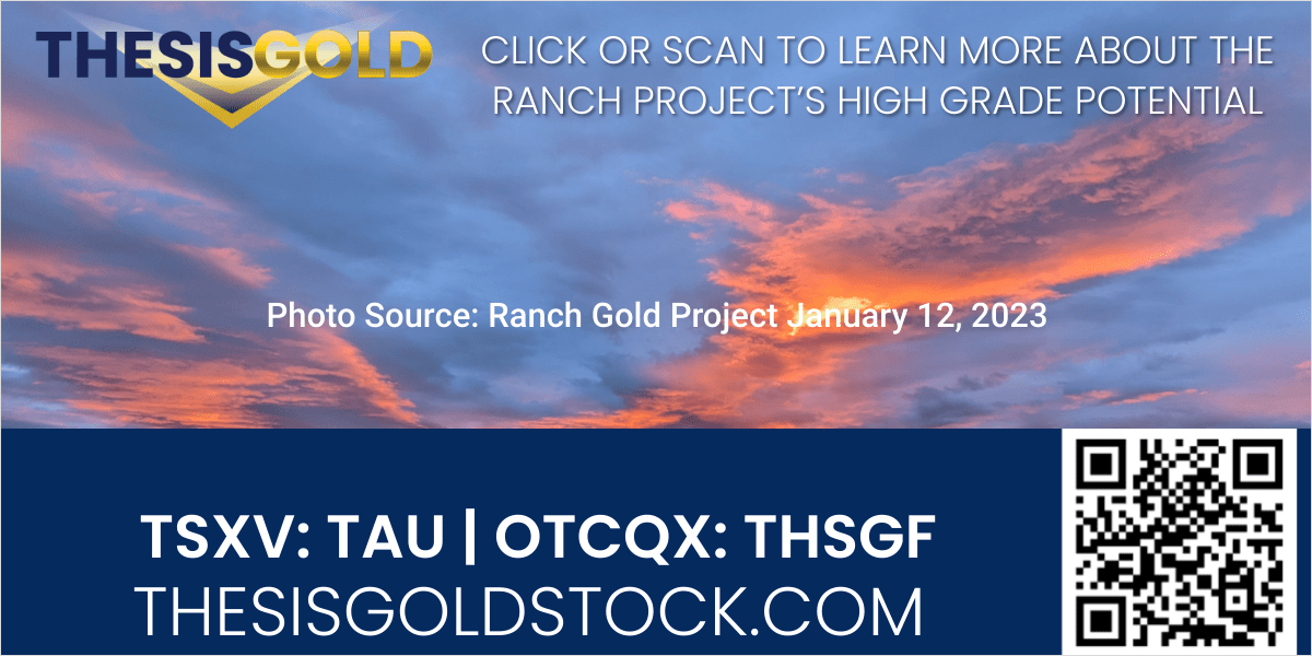 ThesisGoldSilv's tweet photo. Click or scan to learn more about the Ranch project's #highgrade potential 

https://t.co/8uYN7wh39w 

$TAU.V | $THSGF | $BNCH.V | $BNCHF #thesisgold #benchmarkmetals #merger #gold #goldexploration #tsxv #otcqx #au #mining #opportunity #metals #minerals #preciousmetals https://t.co/PgaRhc055G