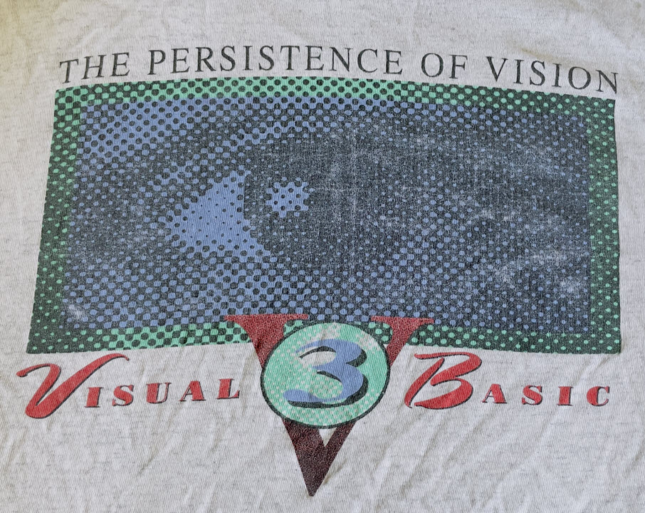 realDotNetDave's tweet image. I wonder how old this t-shirt of mine is?? ;-) #visualbasic #VB