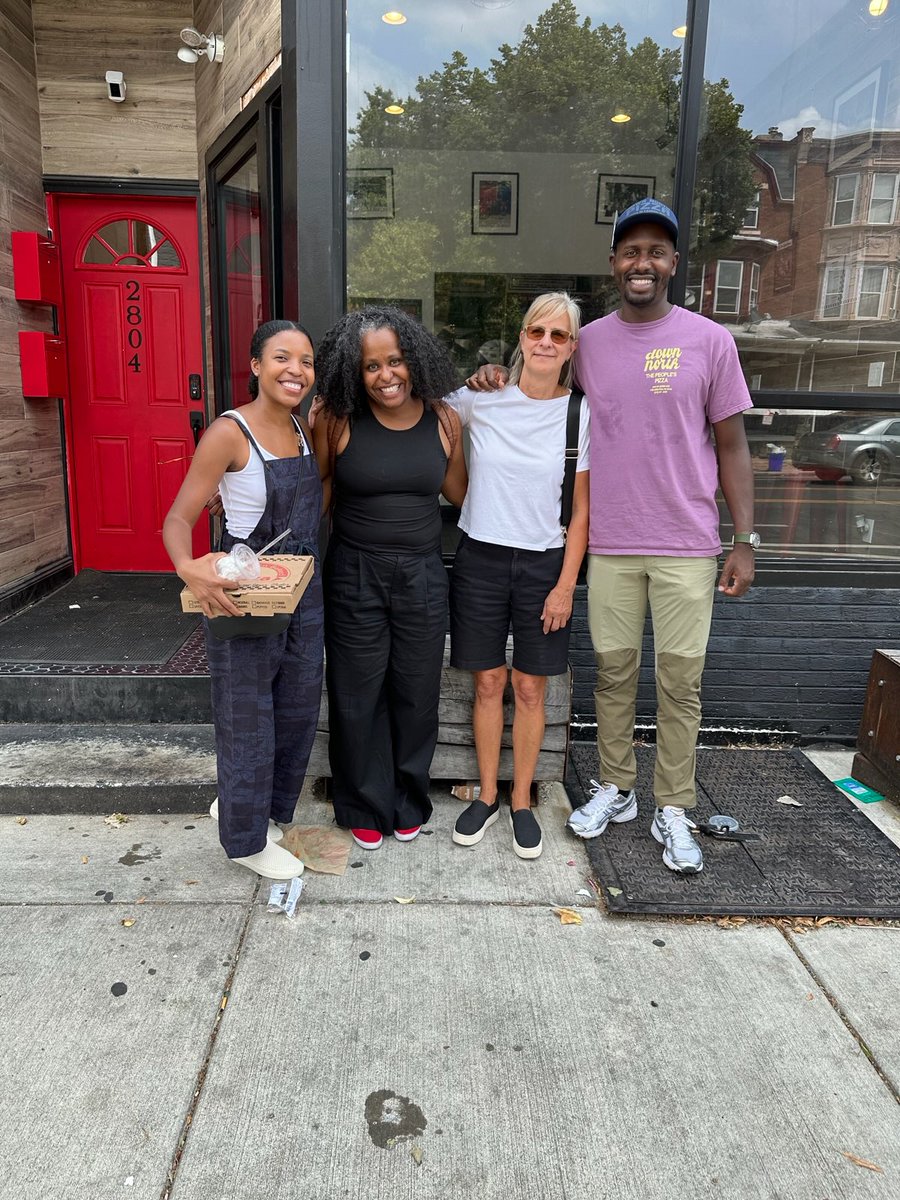 IRL Co-director extraordinare <a href="/SafePhD/">Vanya Jones</a> showing love on location with C7's Philadelphia teams!! 😎🔥👏🫂🥳