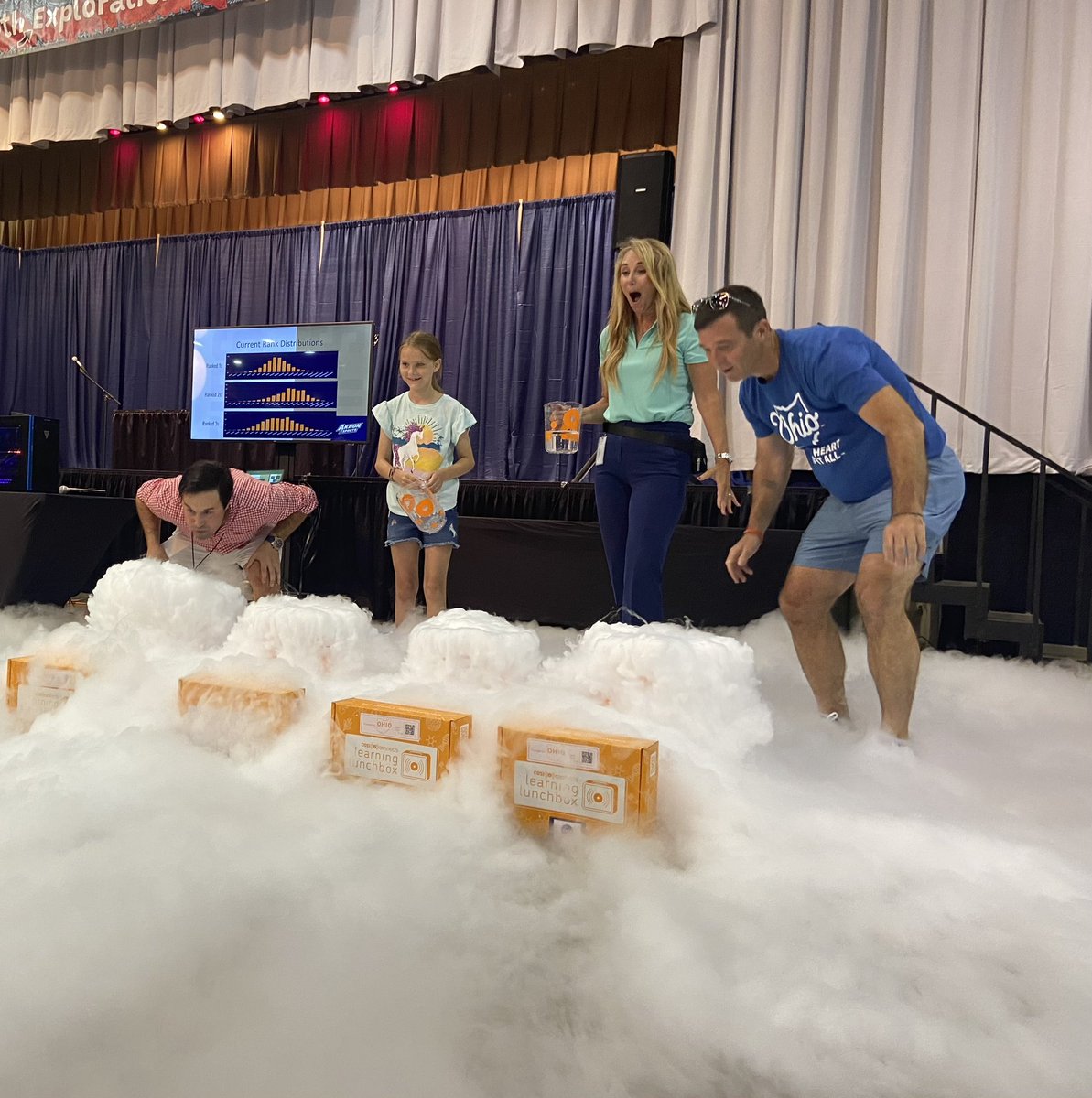 OHEducation's tweet photo. ✨🧪✨ Super STEM learning at the @OhioStateFair! Interim State Superintendent Dr. Chris Woolard shared in today’s excitement with @OhioDevelopment and @COSI.
 
#OhioStateFair #OhioTheHeartOfItAll https://t.co/AogOC9Gg47