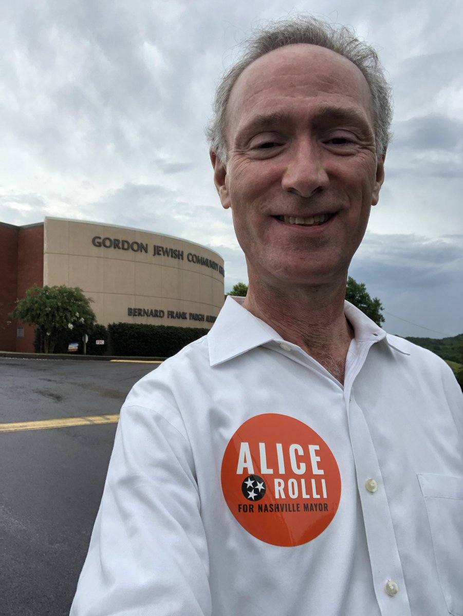 The weather is clearing…a great time to vote for Alice Rolli for Mayor of Nashville!