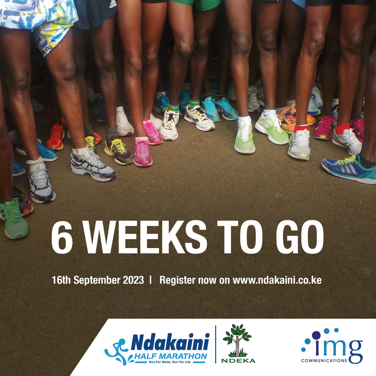 NdakainiHM's tweet photo. THE COUNTDOWN IS 🔛  

It's exactly 6️⃣ weeks to go until our 2️⃣1️⃣km, 1️⃣0️⃣km &amp; 5️⃣km runners take on the 1️⃣7️⃣th edition of the #NdakainiHalfMarathon.  Cant wait to see y'all at the startline.  

Register here: 🔗 https://t.co/2YxIAXNEqv https://t.co/FW7tOHDG4M