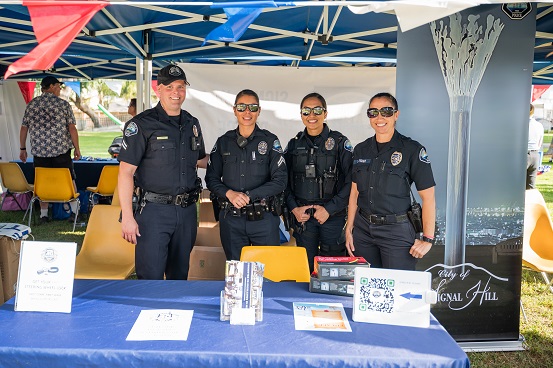 SH_Petroleum's tweet photo. We had a blast on Tuesday at the Signal Hill Police Foundation’s 2023 “National Night Out!" SHP is proud to have our Executive Vice President and Chief Operating Officer, Dave Slater, and our Community Relations Manager, Alex Carnino, on the board of the Police Foundation. #shpd https://t.co/TvCiJ5qeMy