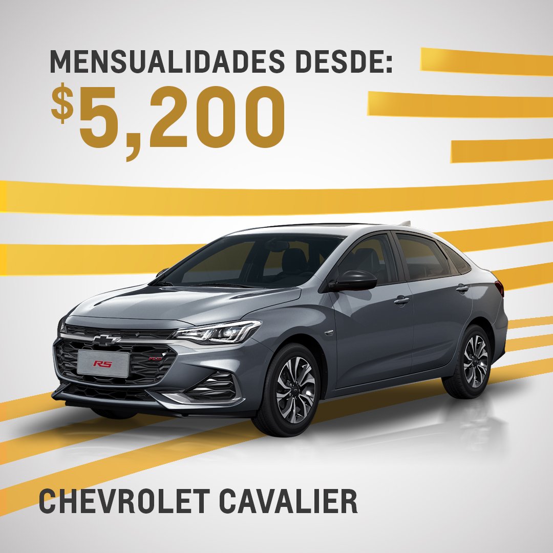 chevroletvalle's tweet photo. El Chevrolet Cavalier que tanto soñaste puede ser tuyo con una tasa de 8.07%, 1 año de seguro ¡sin costo! y CXA.

Cotiza por WhatsApp 📲56 1458 3630 https://t.co/29SvDnDfAc

*Vigencia hasta el 31 de agosto de 2023 https://t.co/vPh83dU5S7