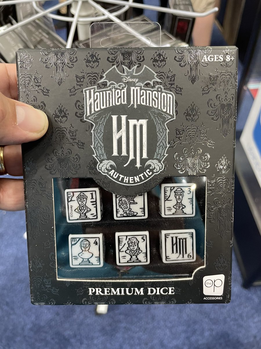 LorcanaTalks's tweet photo. Haunted Mansion Premium Dice @TheOpGames Booth #GenCom #GenCom2023 https://t.co/7nnyebdpce