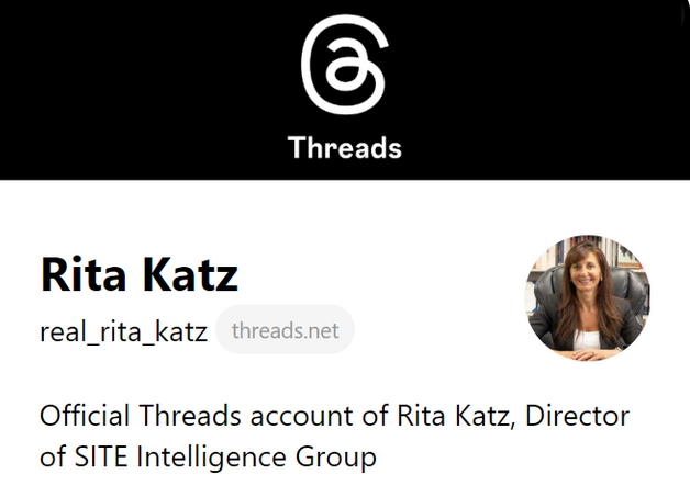 Rita Katz tweet media