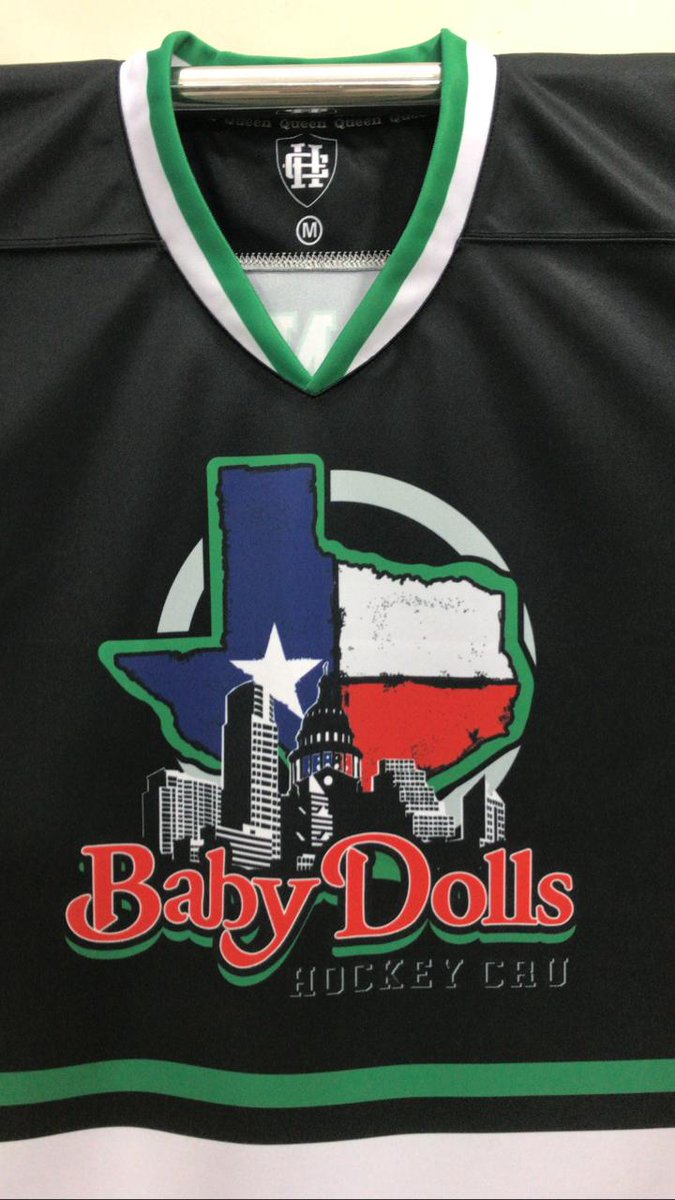 HOCKEYARTCO's tweet photo. So last week I got given a brief by @chrisreicherttx it had to include texas &amp; it had to have the logo. 

So I did 
And this happened. 
#HockeyArtCo #Jerseys #Sweaters #ferdagirls https://t.co/p01ZgY5TWr
