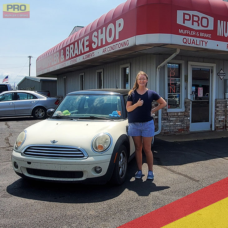 ProMufflerBrake's tweet photo. Faith, thank you for trusting the team at #ProMufflerAndBrake to find & install a new #flextube for your 2008 #Mini #Cooper.
See more #happyclients here: https://t.co/5qnv26dnc7
#brakes #muffler #mufflershop #converter #strut #controlarms #bentonharbor #minicooper #hartford https://t.co/WLp4xee2iP