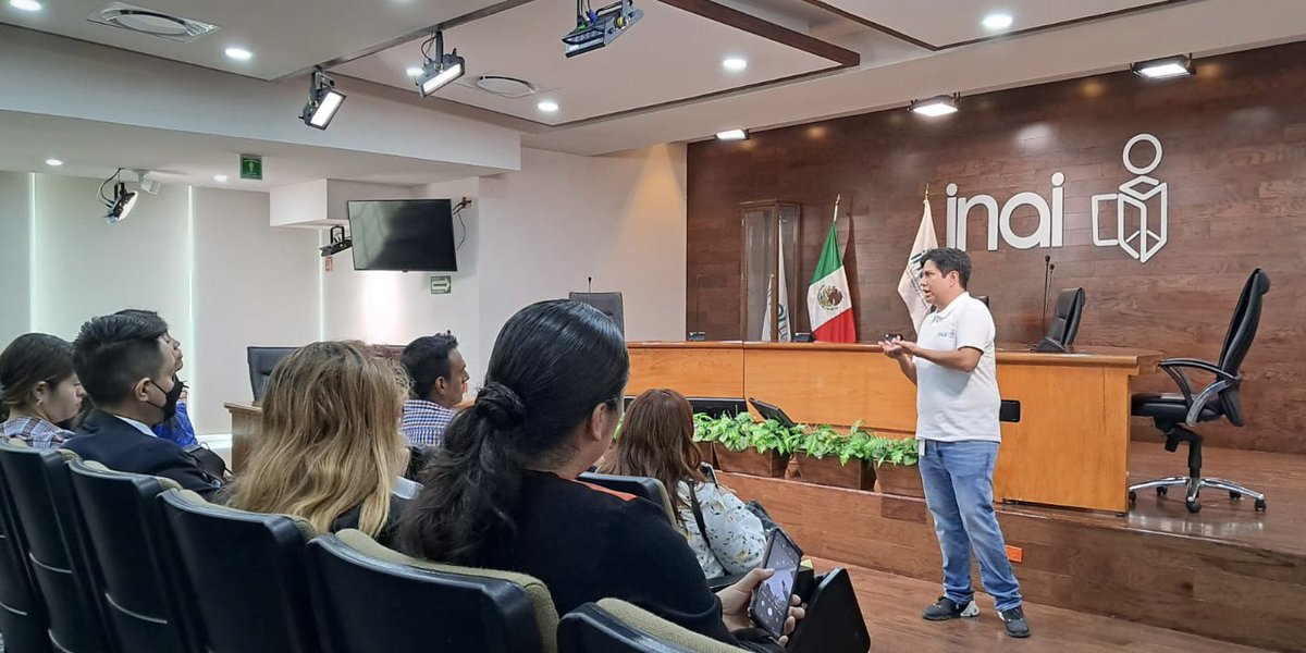 vinculasociedad's tweet photo. ✏️Hoy a través de Programa #VisitaElINAI recibimos a integrantes de #VocesdeLibertad a quienes se les dio un recorrido por el Instituto y se les impartió un taller sobre los el #DAI y #DPDP 👩‍🏫.

¿Te interesa visitarnos?

¡Contáctanos!

📮sociedadcivil@inai.org.mx https://t.co/DtNNCAhf2i