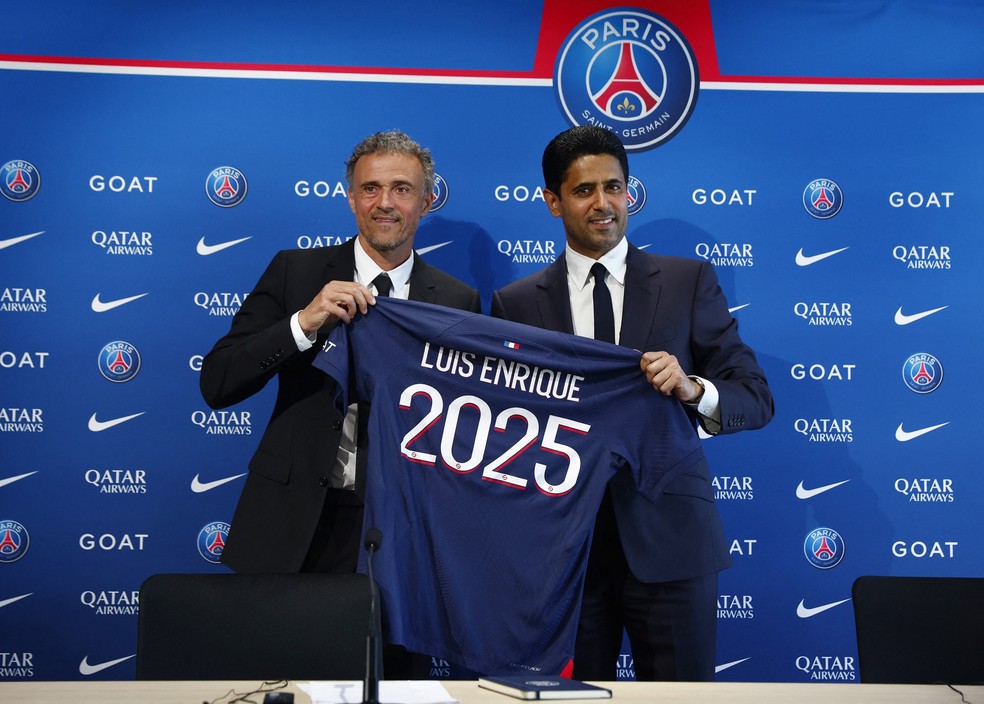 mundodabola's tweet photo. Luis Enrique está cansado do assunto Mbappé e cogita deixar o PSG ainda no início de seu trabalho.

🗞️ @marca 
📸 Reuters https://t.co/0LZOy0xpUM