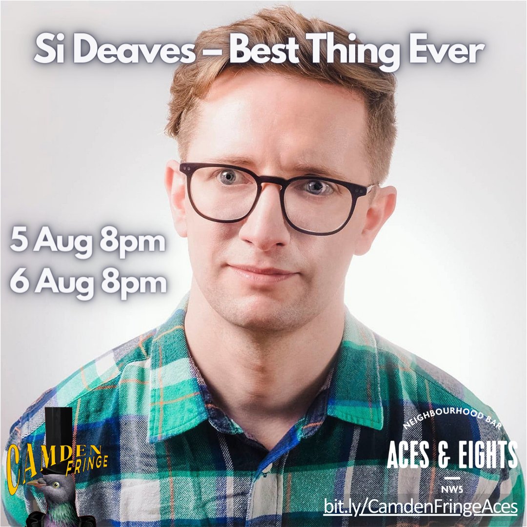 Si had a baby. Well, his wife did. Now he has written a show. It’s the best thing ever ... 👶bit.ly/CamdenFringeAc…
#comedy #standup #standupcomedy #saturdaynight #sundayfunday #weekend #thingstodo #camdenfringe #festival #newparent #datenight #nonsense #dadjokes #babybrain