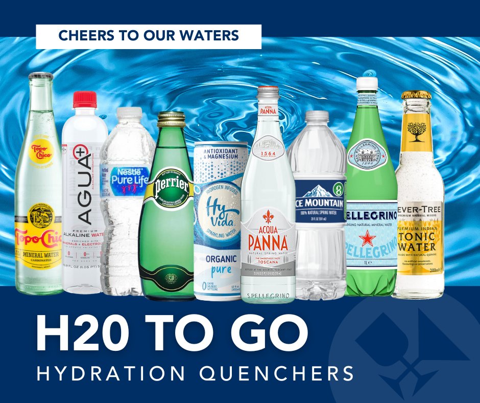 It's #WaterQualityMonth! Grab a bottle of @SanPellegrino, Acqua Panna, Agua Plus, @HyvidaBrands, <a href="/FeverTreeMixers/">Fever-Tree Mixers</a>, <a href="/TopoChicoUSA/">Topo Chico</a>, @NestlewatersHQ, @PerrierUSA or <a href="/IceMountainWtr/">Ice Mountain Spring Water</a> and consider the importance of water in our lives! 💧