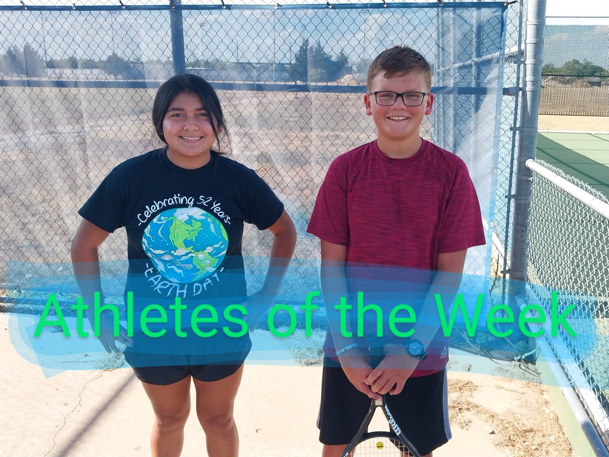 Kim and Saxton worked hard and exemplified Lake View spirit! Saxton started tennis when an injury took him out of throwing. Kim is an athletic and academic power,  currently 4th in her class. 
"The pain you feel now is nothing to compared to the joy that's coming to your future."