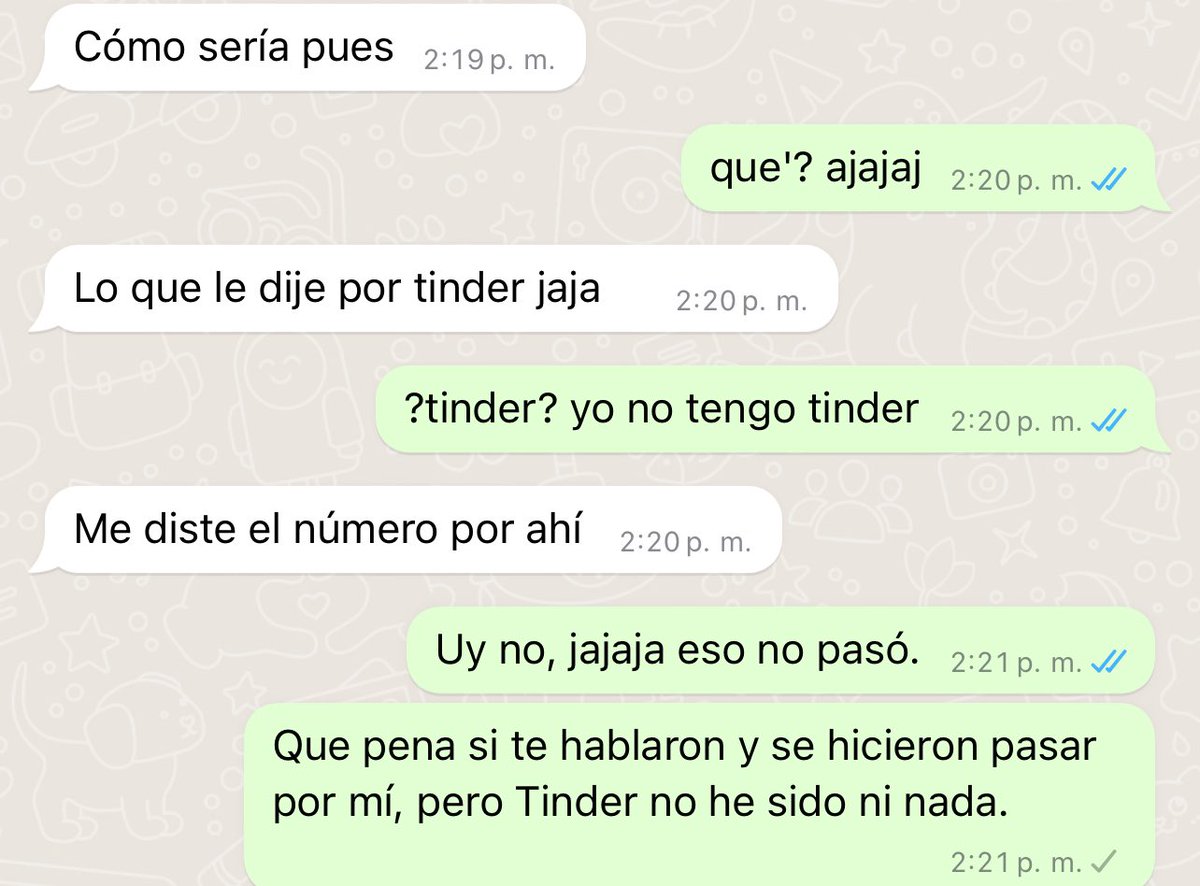 davidmenea's tweet photo. Aviso parroquial: Están dando mi numero de telefono a gente en Tinder y los están haciendo cuadrar no sé qué cosas. No caigan, no tengo Tindr, Findr, Grindr, Mindr, Indr, Liber, nada de eso. https://t.co/LBBnd84TRO