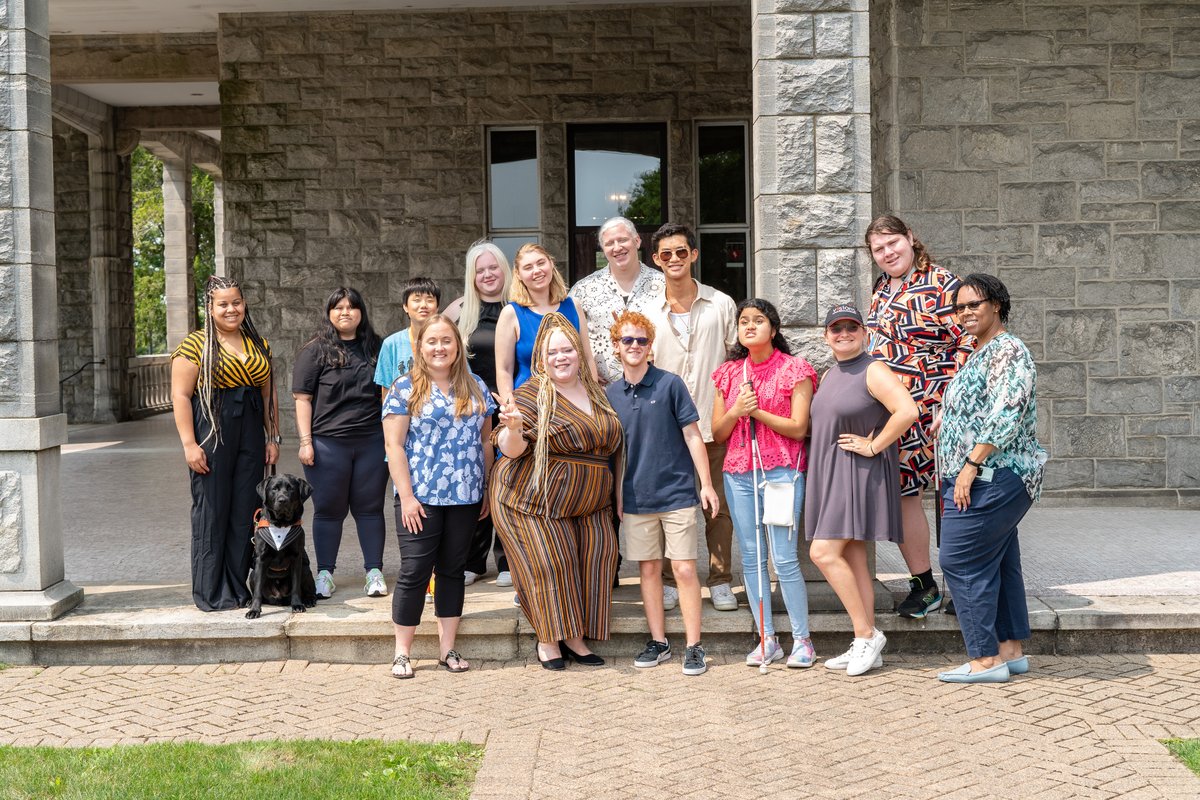visionsvcb's tweet photo. Congratulations to this year's Pre-College Program participants! Over the summer, this group learned about independent living, took a college readiness course, and even learned about interesting career opportunities while living at Manhattanville College! #SeeWhatIsPossible https://t.co/2QsaJ6d9PR