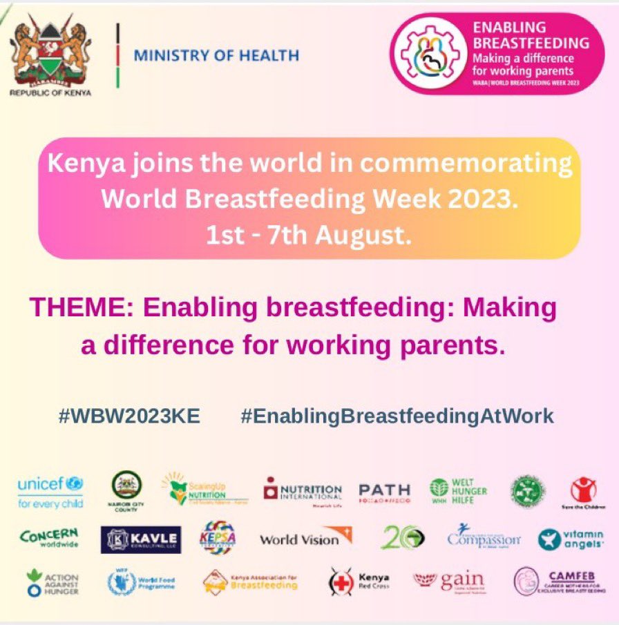 Let’s #EnableBreastfeeding by supporting working women to combine work with breastfeeding adequately. 

Join us for #BreastfeedingRun at The WaterFront Karen, Saturday 5th August as we commemorate #WorldBreastfeedingWeek2023  

Register here: docs.google.com/forms/d/e/1FAI…

We <a href="/aphrc/">APHRC</a>
