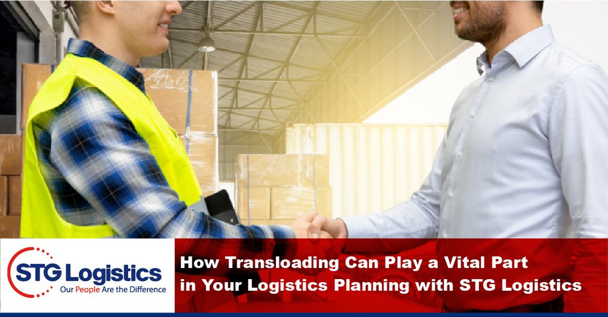 🚢 Transloading is vital in logistics planning! Find out why in our latest blog. Explore how STG Logistics can be your premier transloading partner: okt.to/xzK0n2. #Transloading #Logistics #FTLTrucking #SupplyChain #STGLogistics #porttodoor