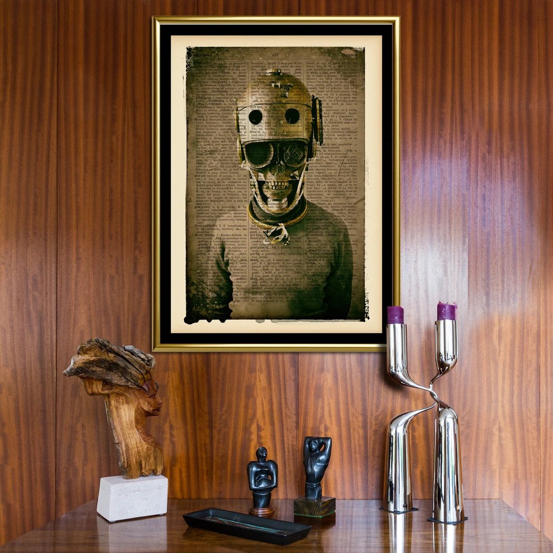 art4gift's tweet image. 🕷️🖤 Dive into the realm of nightmares with "Deadly VR" - a haunting collage dark art print. 🎨 Enjoy up to 25% discount and free worldwide shipping! 🎁🌍  etsy.me/3OoHY8G #DarkArtPrint #SteampunkDecor #HorrorArt #VintagePageArt #Discount #FreeShipping