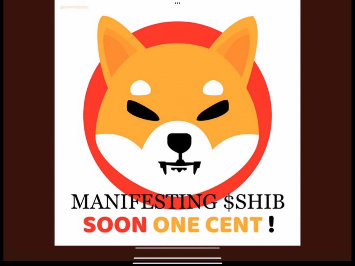 HOLD THE VISION , TRUST THE PROCESS

#SHIB WILL BE LIKE #ETH W/ BURNS 🔥

#Ethereum $50 BEFORE BURN
#ETH $1,850 TODAY

#SHIB $0.000008 RIGHT NOW
$800 Could Buy 100 Million ShibaInu Today

WEN $SHIB Hits 1 Cent, It Could Fetch $1 Million
100 MILLION $SHIB 🟰💲1 MILLON U.S. DOLLAR