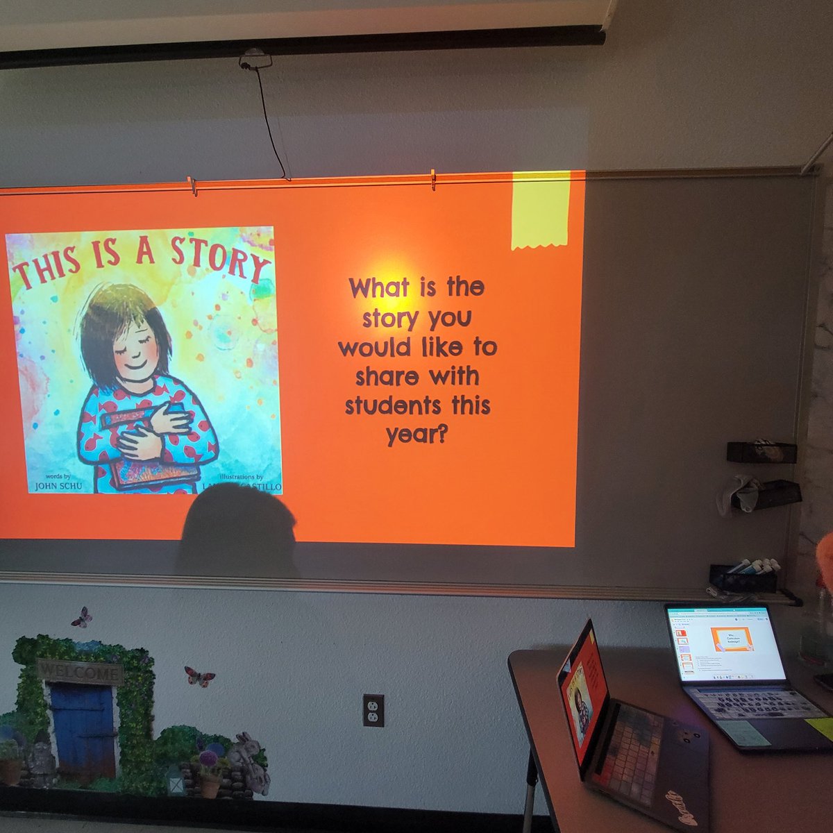 hope_mccracken's tweet photo. "This is a Story" was the perfect way to kick off our Belton ISD Ignite Conference! Teachers making connections to our BISD story and the story they wish to share with students this year. Powerful! @BeltonISD @MrSchuReads #Ignite #BISDreads https://t.co/AW8J9DVVT6