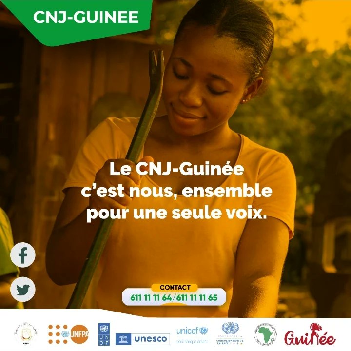 nioumathomossy's tweet photo. La mise en place du #CNJ_Guinée Conseil National des Jeunes une occasion pour la consolidationde lapaix et le développement; ensemble pour une seule voix pour une Guinée Unies et apaisée.#Unfpa_guinée;#pnud_guinée #diengfk_ #galtieri;#MJS_GN #PVNUGUINEE;#pmfguinee;#Diabateibn93. https://t.co/pxJ0cNTFal