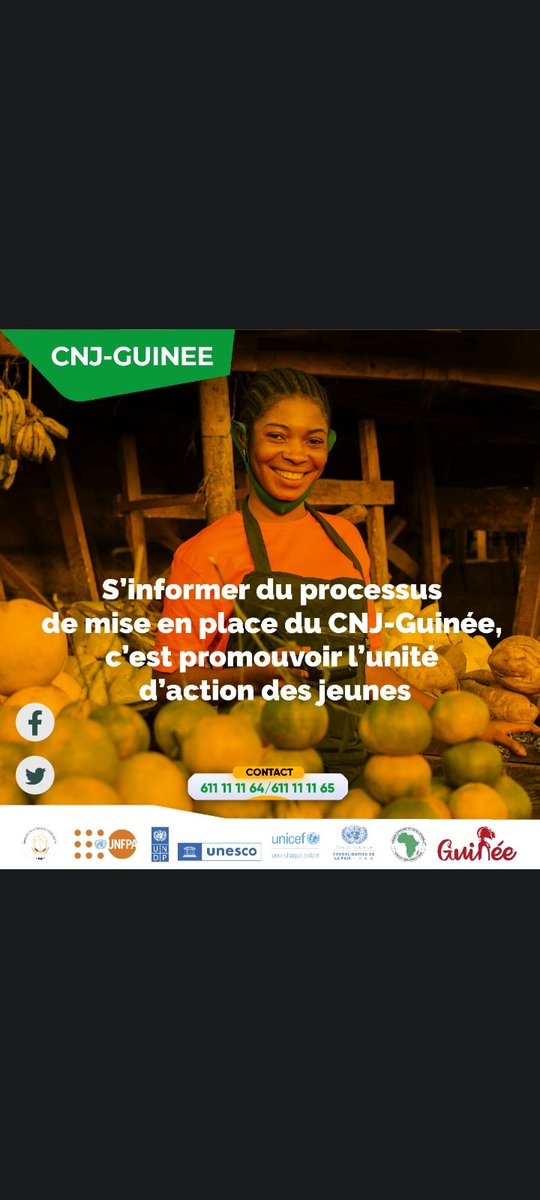 nioumathomossy's tweet photo. La mise en place du #CNJ_Guinée Conseil National des Jeunes une occasion pour la consolidationde lapaix et le développement; ensemble pour une seule voix pour une Guinée Unies et apaisée.#Unfpa_guinée;#pnud_guinée #diengfk_ #galtieri;#MJS_GN #PVNUGUINEE;#pmfguinee;#Diabateibn93. https://t.co/pxJ0cNTFal