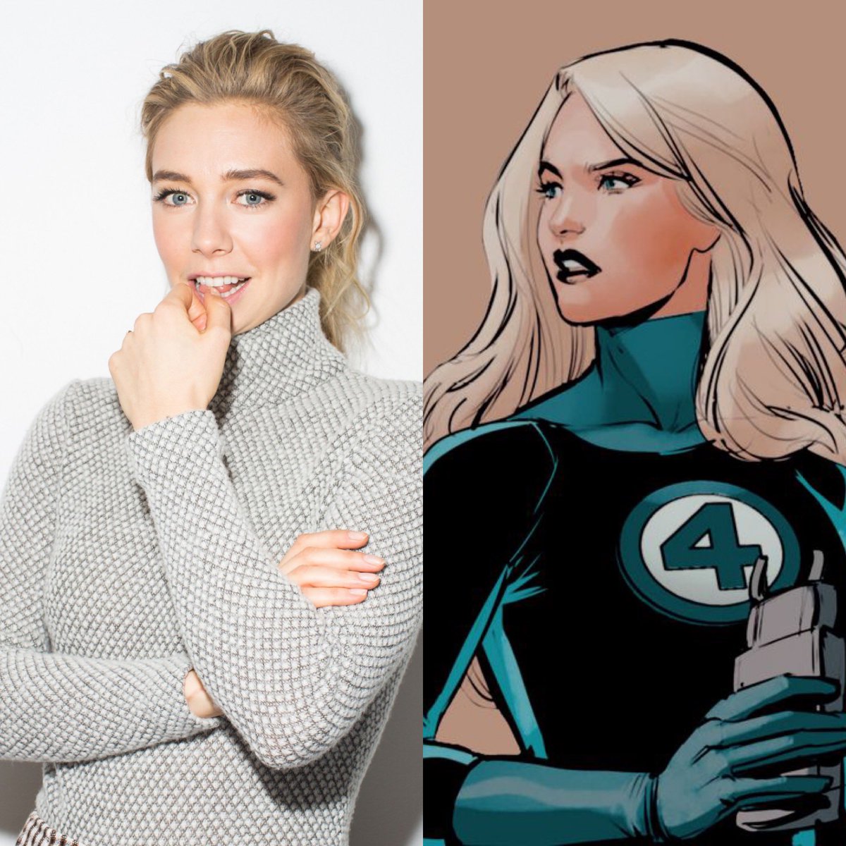 StripMarvel's tweet photo. 🚨RUMOR🚨 ¡El insider Jeff Sneider insiste en que este será parte del supuesto cast para 'FANTASTIC FOUR'!

Vanessa Kirby ➡️ Sue Storm
Joseph Quinn ➡️ Johnny Storm 
Ebon Moss-Bachrach ➡️ Silver Surfer 

¡GALACTUS SALDRÍA! 

Lógicamente falta Reed Richards y La Cosa, pero si es cierto por ahora mola.