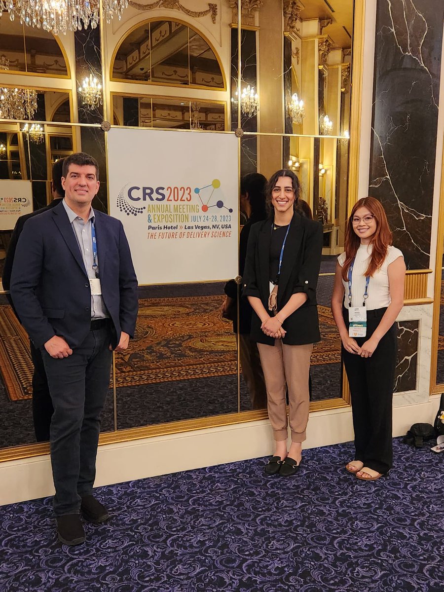 Nick Vukotić (@nick_vukotic) on Twitter photo Thank you <a href="/CRSScience/">Controlled Release Society</a> for an outstanding conference last week in Vegas! It was a wonderful experience for <a href="/joykobti/">Joy Kobti</a> <a href="/mdao95/">Michelle Dao</a> and myself to meet inspiration researchers such as <a href="/ChristineAllenW/">Dr. Christine Allen 🇨🇦</a> and <a href="/A_Aspuru_Guzik/">Alan Aspuru-Guzik</a> working on expediting new drug release technologies! #CRS2023 Thank you <a href="/CRSScience/">Controlled Release Society</a> for an outstanding conference last week in Vegas! It was a wonderful experience for <a href="/joykobti/">Joy Kobti</a> <a href="/mdao95/">Michelle Dao</a> and myself to meet inspiration researchers such as <a href="/ChristineAllenW/">Dr. Christine Allen 🇨🇦</a> and <a href="/A_Aspuru_Guzik/">Alan Aspuru-Guzik</a> working on expediting new drug release technologies! #CRS2023