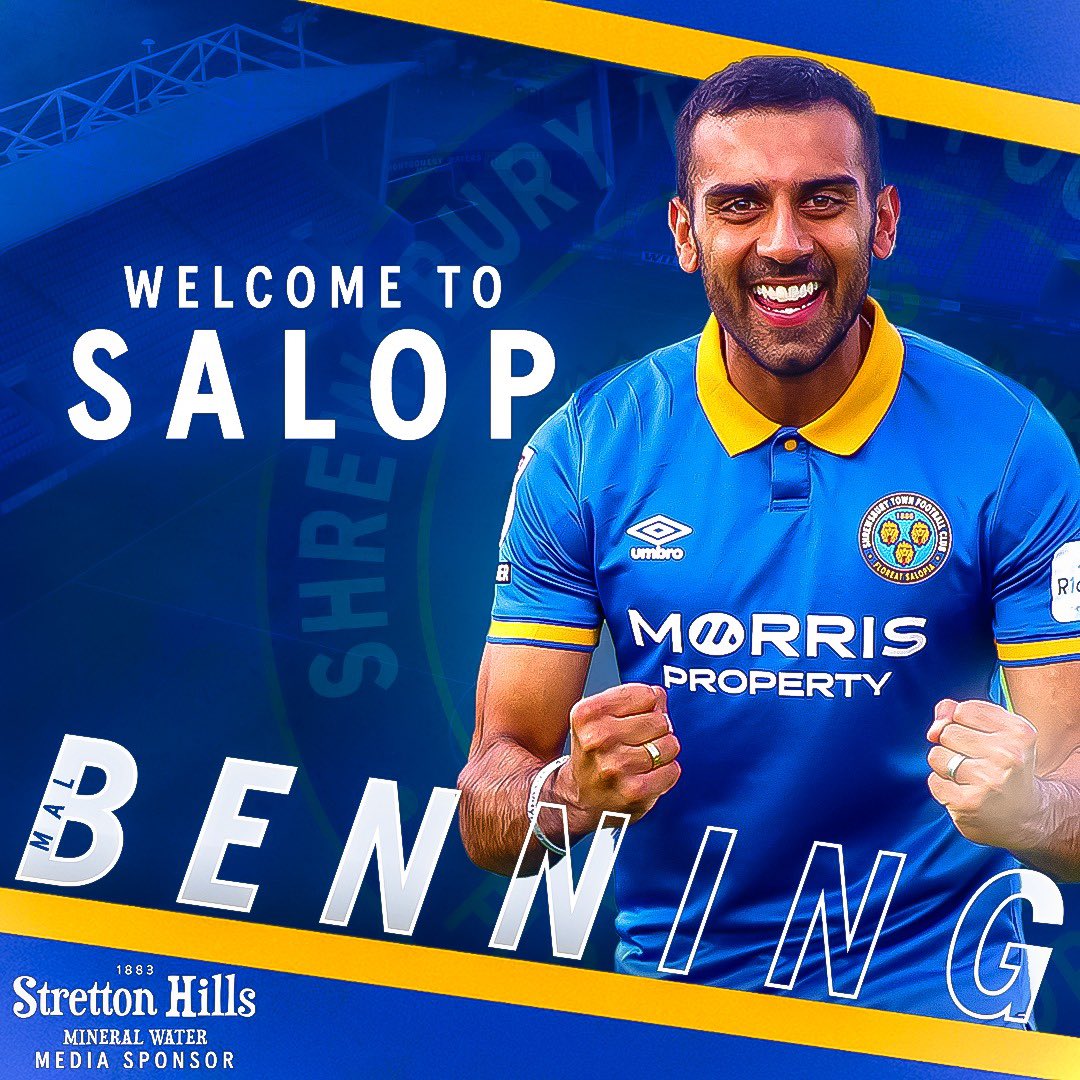 Buzzing to get this all done! Thank you for the warm welcome and can’t wait to meet you all 🙌🏽 Time to work! 💪🏽🙏🏽 @shrewsburytown