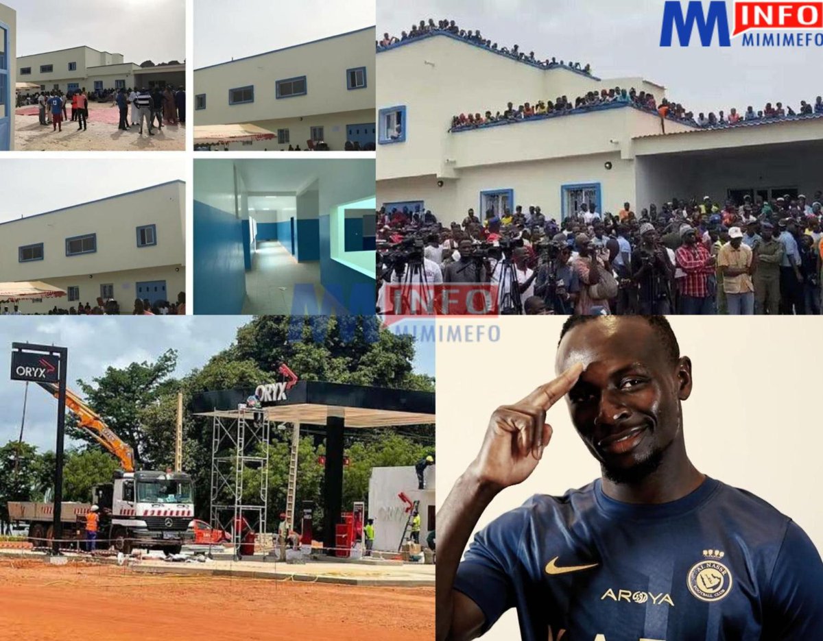 MimiMefoInfo's tweet photo. Senegal: Sadio Mane transforms his village to mini-town #Cameroon #Cameroun https://t.co/SjiB2wCT4c https://t.co/ZvLXUdRyga