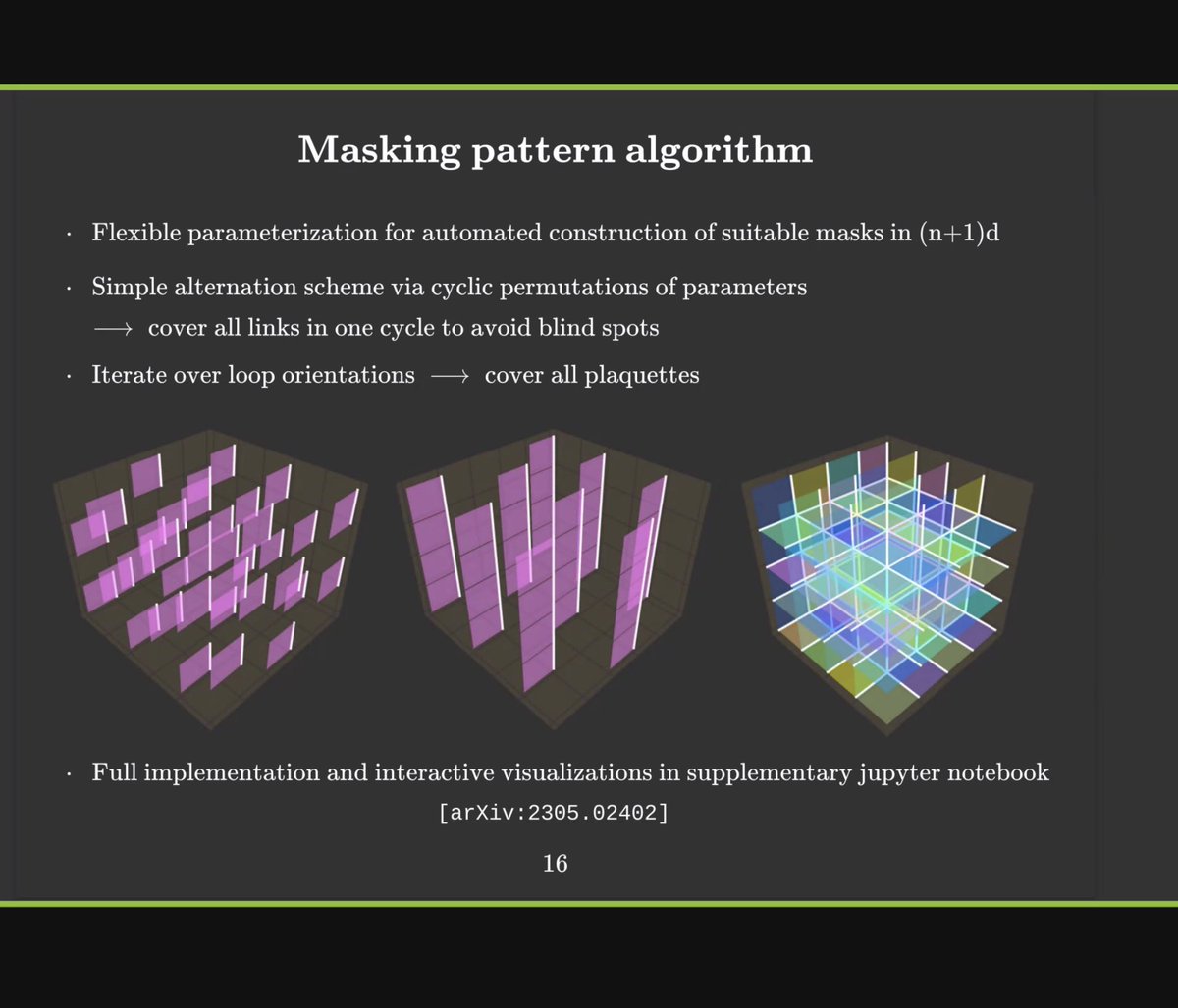 rothkopfAK's tweet image. Now at @Fermilab #Lattice2023, @Julian_Urban (@MIT @iaifi_news) presented his latest work on machine learning strategies for improved sampling for gauge theories. After manually constructing 1+1d algorithm now onward to learning trivialising maps in n+1d w/ new masking patterns.
