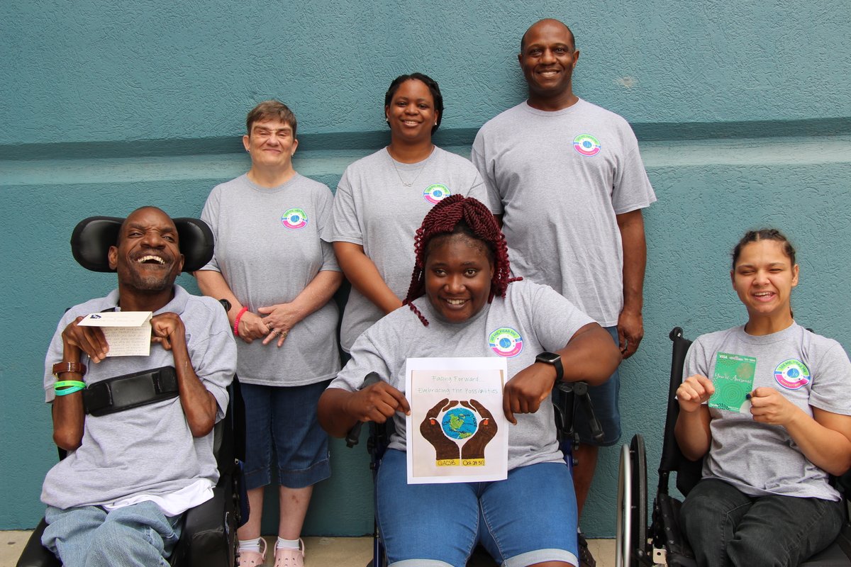 GACSB's tweet photo. This is the River Edge Behavioral Health Advocacy group called "See Me Hear Me" that joined together to enter and win a runner-up award for our GACSB Leadership Conference Logo Contest. The group is made up of Tamika, Whitney, Tina, Greg, Willie &amp; Valerya. https://t.co/wJKmPHvMmK