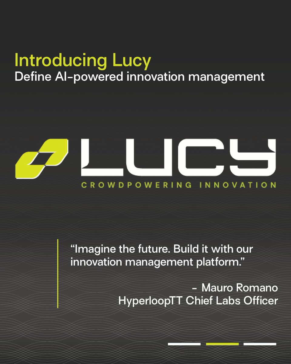 hyperlooptt's tweet image. Building a new form of transportation with the power of a crowd, we realized that traditional tools just wouldn't cut it. So, we rolled up our sleeves and built one ourselves. After years of learning and innovation, we proudly introduce Lucy!
Say hello to our #FutureOfWork with…