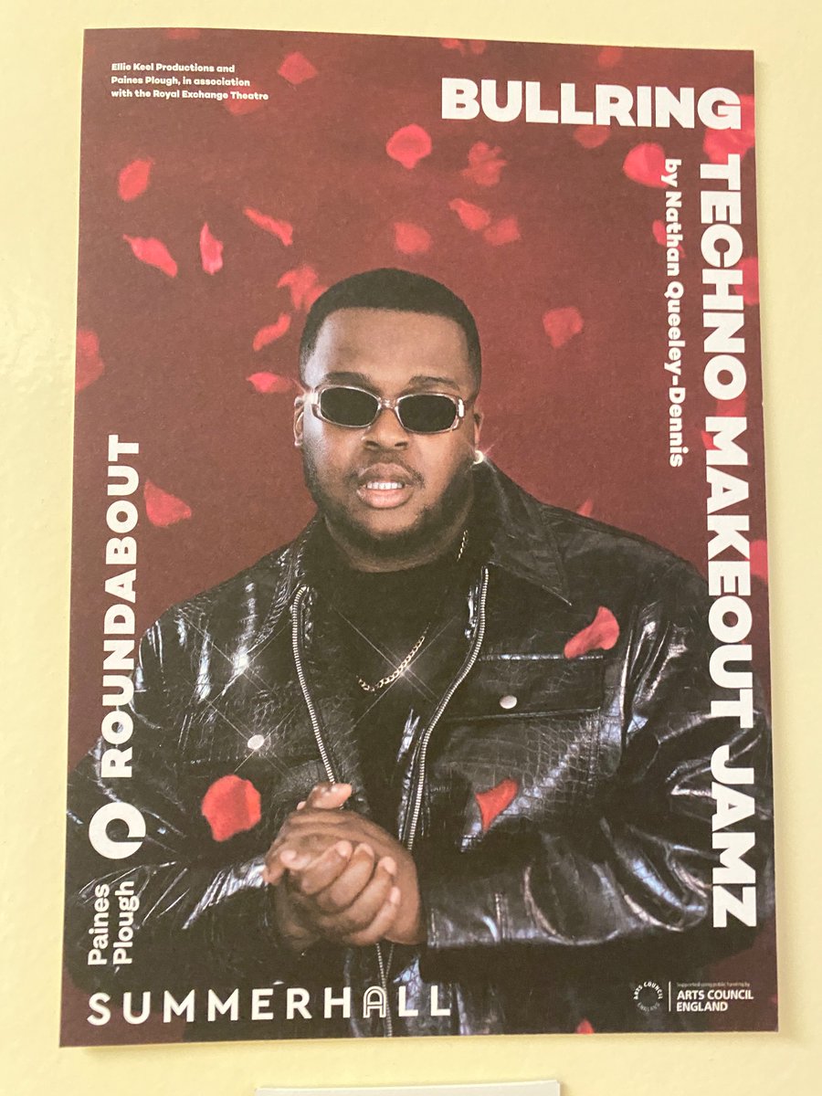 Yombles's tweet photo. Bullring Techno Makeout Jamz #RoundaboutPP - absolute gem of a show. @NQDWorld writes with wit &amp; depth and his layered performance brings so much heart and charisma to the stage. I could’ve spent hours in the company of this character https://t.co/TDjPBnFj6Y