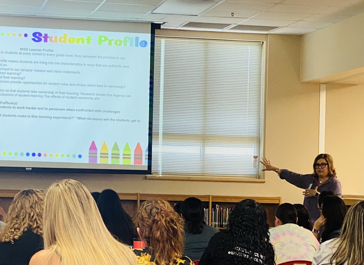 Iwrite94's tweet photo. Our fabulous leader going over important details for a successful year at βCablelandβ Enrichment Academy. @NISDCable @NISD @nisdelemelar #weareinthistogether #newyear #PLC #studentprofile https://t.co/LyXkMa0AFT