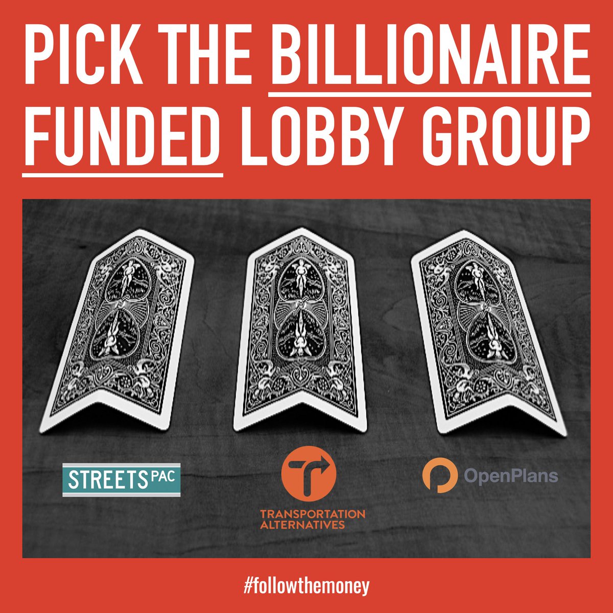 followmoneynyc's tweet photo. @SonyaShaykhoun @TransAlt @OpenPlans @NYC_DOT @MarkGortonNYC #OpenPlans #StreetsPac #Transalt are NOT community voices, they’re corporate funded LOBBY GROUPS.
#followthemoney 💰 https://t.co/QZPioZmJBk